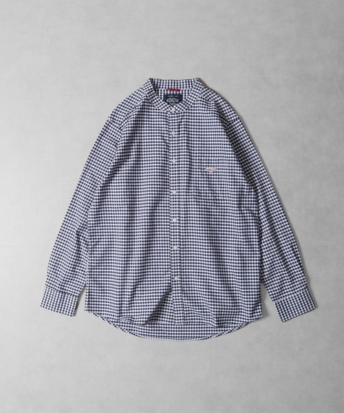 BALL(ボール)の「BALL オックスバンドカラーシャツ 長袖(シャツ/ブラウス・メンズ・ネイビー/ネイビー×ホワイト/ホワイト/ブラック×ホワイト・M/LL/L)」の8枚目の写真