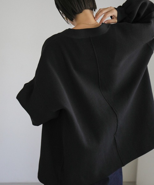 select MOCA（セレクトモカ）の「スポンディッシュボリュームスリーブカーディガン（カーディガン/ボレロ・レディース・グレー/グリーン/アイボリー/ブラック・FREE）」の19枚目の写真