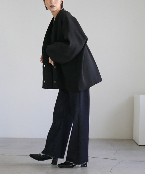 セール】スポンディッシュボリュームスリーブカーディガン