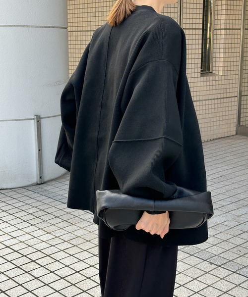 セール】スポンディッシュボリュームスリーブカーディガン