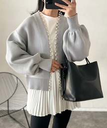 Emma Taylor | パールフォルムニットカーディガン(カーディガン/ボレロ)