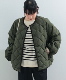 Ray BEAMS | GYMPHLEX / パフスリーブ キルティング ダウン ジャケット(ブルゾン)