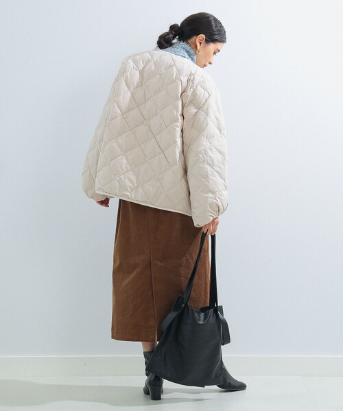 GYMPHLEX / パフスリーブ キルティング ダウン ジャケット