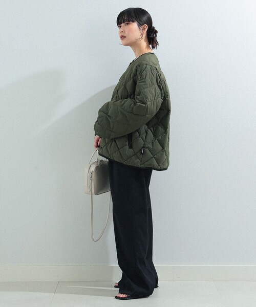 GYMPHLEX / パフスリーブ キルティング ダウン ジャケット