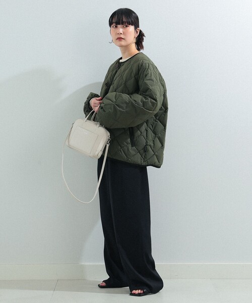 GYMPHLEX / パフスリーブ キルティング ダウン ジャケット