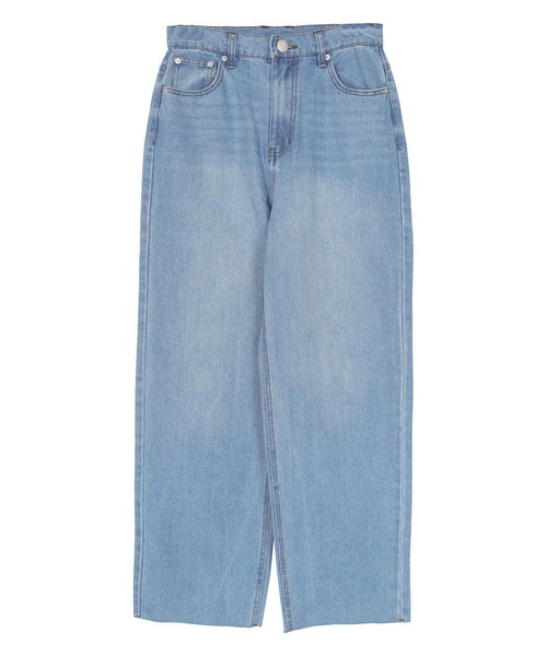 UR'S（ユアーズ）の「ﾊｲｳｴｽﾄﾃﾞﾆﾑﾊﾟﾝﾂ（デニムパンツ・レディース・ブルー/ライトブルー/ブラック・S/M）」の5枚目の写真