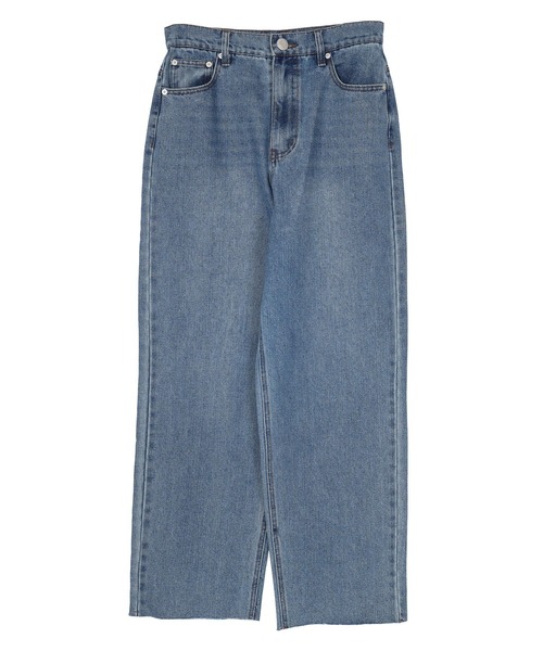 UR'S（ユアーズ）の「ﾊｲｳｴｽﾄﾃﾞﾆﾑﾊﾟﾝﾂ（デニムパンツ・レディース・ブルー/ライトブルー/ブラック・S/M）」の6枚目の写真