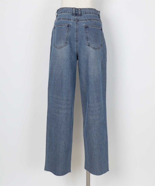 UR'S（ユアーズ）の「ﾊｲｳｴｽﾄﾃﾞﾆﾑﾊﾟﾝﾂ（デニムパンツ・レディース・ブルー/ライトブルー/ブラック・S/M）」の16枚目の写真