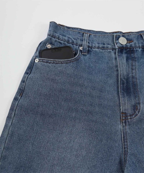 UR'S（ユアーズ）の「ﾊｲｳｴｽﾄﾃﾞﾆﾑﾊﾟﾝﾂ（デニムパンツ・レディース・ブルー/ライトブルー/ブラック・S/M）」の18枚目の写真