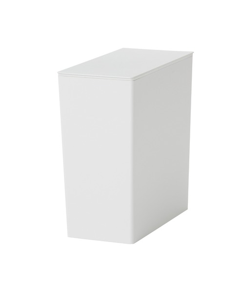 無印良品(ムジルシリョウヒン)の「ポリプロピレンごみ箱・角型・袋止め付/大(約11L) 約幅15.5×奥行30×高31cm(ダストボックス・メンズ・ライトグレー・大)」の1枚目の写真