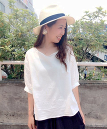 DISCOAT | 【Discoat】袖ペイズリー刺繍ブラウス(シャツ/ブラウス)