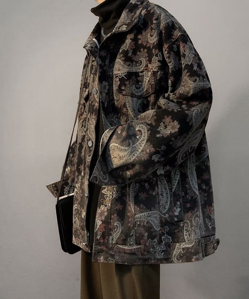 Theater code（シアターコード）の「paisley design denim jacket