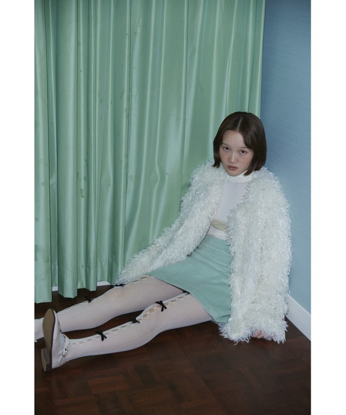 amel eco fur no collar jacket エイメル amel eco fur no collar jacket エイメル