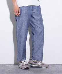 GLOSTER | 【GLOSTER/グロスター】先染めリネンワッシャーパンツ イージーパンツ(その他パンツ)