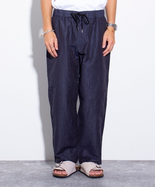 GLOSTER（グロスター）の「【GLOSTER/グロスター】先染めリネンワッシャーパンツ イージーパンツ（その他パンツ・メンズ・ホワイト系その他/ブルー系その他/ブルー系その他2・S/M/L）」の18枚目の写真