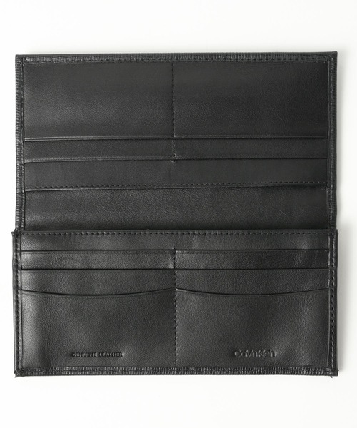 Calvin Klein カルバンクライン ワンポイント レザー 長財布