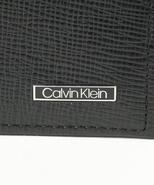 Calvin Klein カルバンクライン ワンポイント レザー 長財布