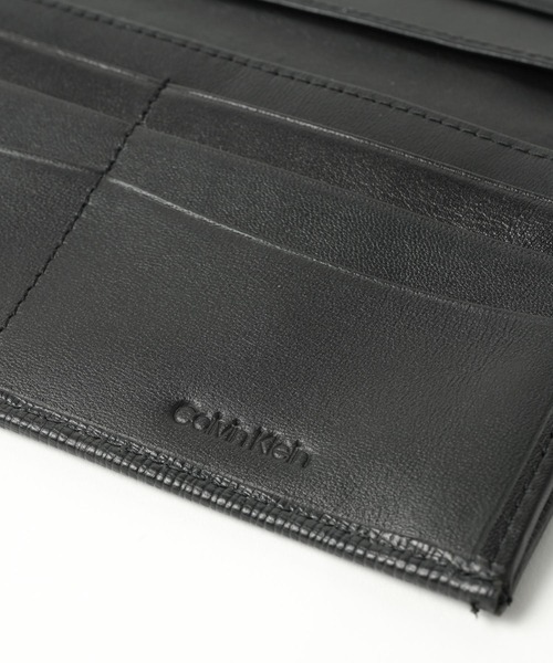 Calvin Klein カルバンクライン ワンポイント レザー 長財布