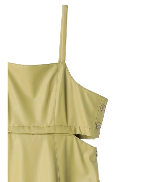 KBF（ケイビーエフ）の「KBF 2WAY合成皮革ジャンスカ（ジャンパースカート・レディース・その他6/ブラック・FREE）」の8枚目の写真