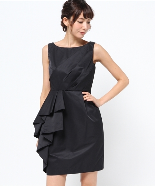 美品✨フォクシー グレーススプラッシュ アシンメトリータックワンピース ドレス 美品✨フォクシー グレーススプラッシュ アシンメトリータック