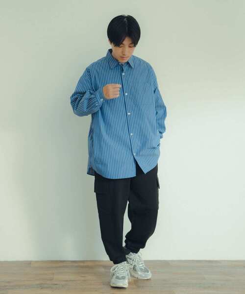 ITEMS URBANRESEARCH（アイテムズ アーバンリサーチ）の「裏毛スウェット カーゴパンツ（スウェットパンツ・メンズ・カーキ/グレー/ブラック・LARGE/MEDIUM）」の9枚目の写真