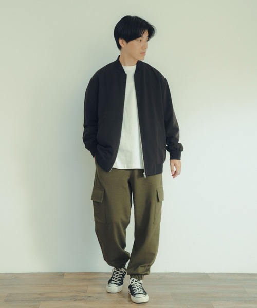 ITEMS URBANRESEARCH（アイテムズ アーバンリサーチ）の「裏毛スウェット カーゴパンツ（スウェットパンツ・メンズ・カーキ/グレー/ブラック・LARGE/MEDIUM）」の19枚目の写真