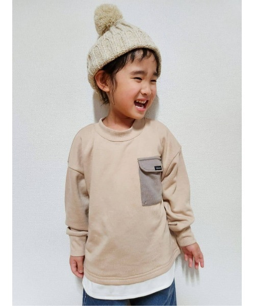 Champion(チャンピオン)の「【Champion】ニット耳付きボンボンワッチ(ニットキャップ/ビーニー・キッズ・ホワイト/ブルー・フリー)」の21枚目の写真