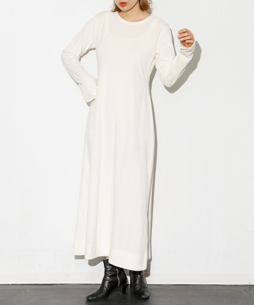 MILLER（ミラー）の「Robert P'miller Velor OP（ワンピース・レディース・ネイビー/ベージュ/アイボリー・FREE）」の2枚目の写真