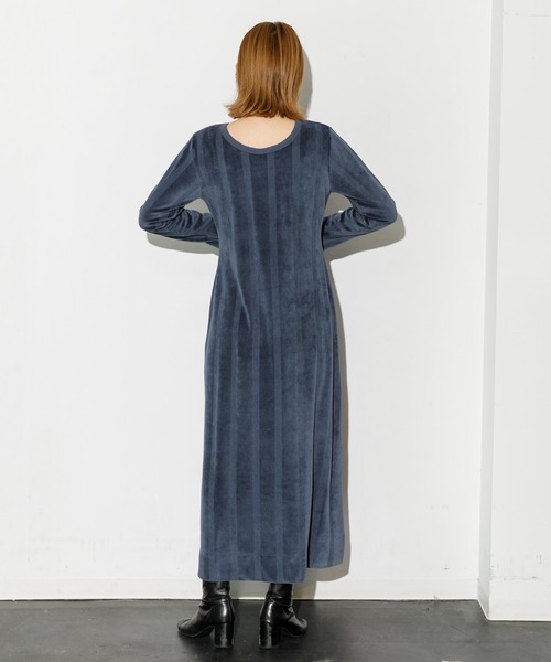 MILLER（ミラー）の「Robert P'miller Velor OP（ワンピース・レディース・ネイビー/ベージュ/アイボリー・FREE）」の8枚目の写真