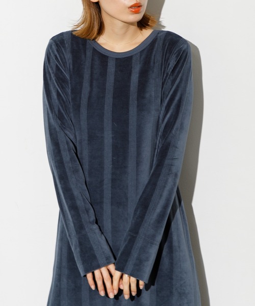 MILLER（ミラー）の「Robert P'miller Velor OP（ワンピース・レディース・ネイビー/ベージュ/アイボリー・FREE）」の9枚目の写真