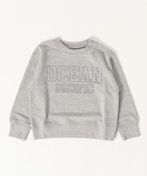 Ocean Pacific(オーシャンパシフィック)の「【OP:オーピー】キッズロゴクルースウェット カレッジ トレーナー 親子でお揃い(スウェット・キッズ・ヘザーグレー/ネイビー/チャコールグレー・150/130/140/160/110/120)」の7枚目の写真