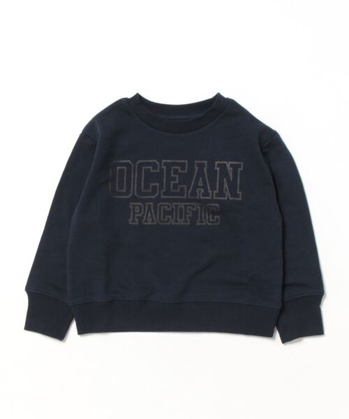 Ocean Pacific(オーシャンパシフィック)の「【OP:オーピー】キッズロゴクルースウェット カレッジ トレーナー 親子でお揃い(スウェット・キッズ・ヘザーグレー/ネイビー/チャコールグレー・150/130/140/160/110/120)」の6枚目の写真