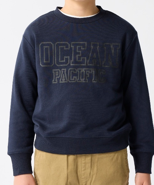 Ocean Pacific(オーシャンパシフィック)の「【OP:オーピー】キッズロゴクルースウェット カレッジ トレーナー 親子でお揃い(スウェット・キッズ・ヘザーグレー/ネイビー/チャコールグレー・150/130/140/160/110/120)」の18枚目の写真