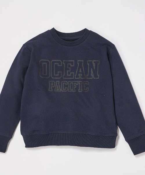 Ocean Pacific(オーシャンパシフィック)の「【OP:オーピー】キッズロゴクルースウェット カレッジ トレーナー 親子でお揃い(スウェット・キッズ・ヘザーグレー/ネイビー/チャコールグレー・150/130/140/160/110/120)」の10枚目の写真