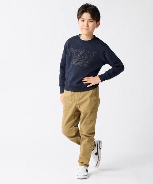 Ocean Pacific(オーシャンパシフィック)の「【OP:オーピー】キッズロゴクルースウェット カレッジ トレーナー 親子でお揃い(スウェット・キッズ・ヘザーグレー/ネイビー/チャコールグレー・150/130/140/160/110/120)」の20枚目の写真