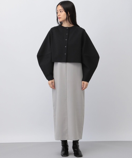 A part by（アパートバイ）の「ニット＊キャミワンピース（ワンピース・レディース・アイボリー/グリーン/ブラック・FREE）」の12枚目の写真