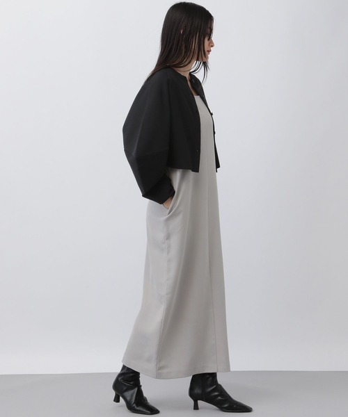 A part by（アパートバイ）の「ニット＊キャミワンピース（ワンピース・レディース・アイボリー/グリーン/ブラック・FREE）」の13枚目の写真