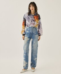 23ss TAAKK ターク TULLE チュール タンクトップ 3 ブルー TULLE TANK TOP – TAAKK