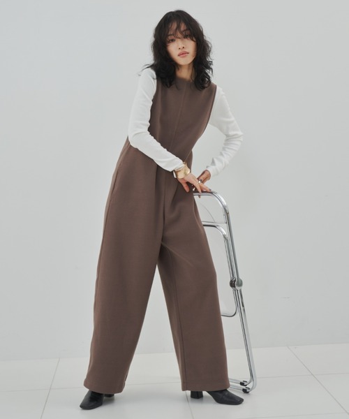 Aunt Marie's（アントマリーズ）の「バックレースアップオールインワン（つなぎ/オールインワン・レディース・グレー/モカ・SMALL/MEDIUM/LARGE）」の21枚目の写真