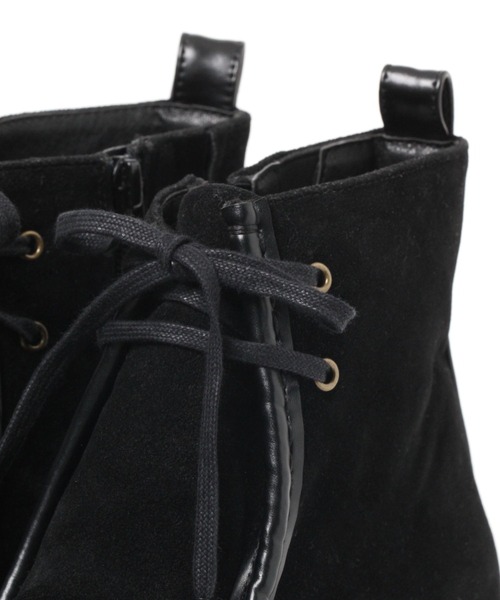 studio CLIP（スタディオクリップ）の「【kazumiさんコラボ】モカシンショートブーツ（ブーツ・レディース・グレー/ブラック/ダークブラウン・MEDIUM/LARGE）」の22枚目の写真