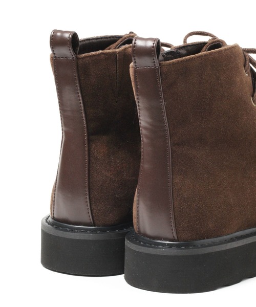 studio CLIP（スタディオクリップ）の「【kazumiさんコラボ】モカシンショートブーツ（ブーツ・レディース・グレー/ブラック/ダークブラウン・MEDIUM/LARGE）」の6枚目の写真