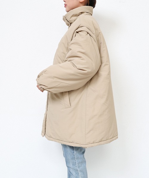 andme（アンドミー）の「2wayボリューム中綿ダウンジャケット/ベスト