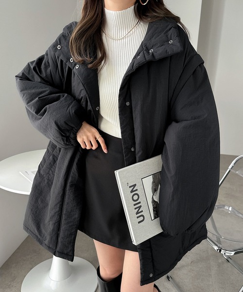 定価9 4万 wjk SEPARATE HOOD SIMPLE DOWN JACKET Sサイズ