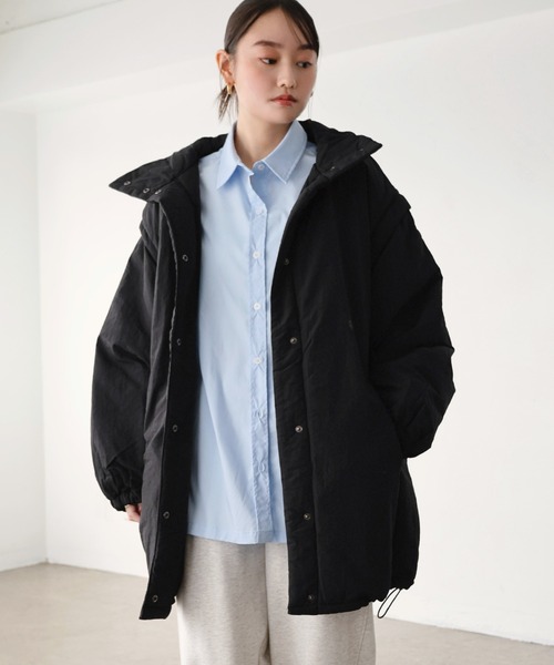 2wayボリューム中綿ダウンジャケット/ベスト（ダウンジャケット/コート