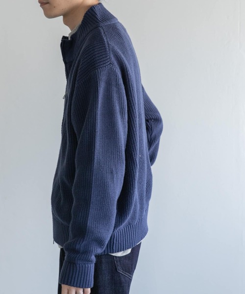 FORK&SPOON（フォークアンドスプーン）の「FORK&SPOON　ドライバーズニットカーディガン（カーディガン/ボレロ・メンズ・ライトグレー/ネイビー/チャコールグレー・4/5）」の11枚目の写真