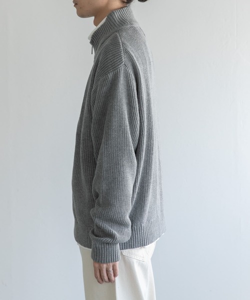 FORK&SPOON（フォークアンドスプーン）の「FORK&SPOON　ドライバーズニットカーディガン（カーディガン/ボレロ・メンズ・ライトグレー/ネイビー/チャコールグレー・4/5）」の21枚目の写真