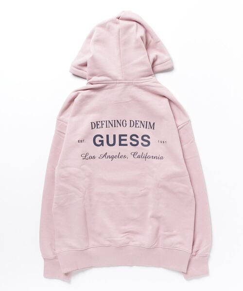 Guess（ゲス）の「Back Print Logo Hoodie パーカー（パーカー・メンズ・ピンク/ベージュ/ブラック・SMALL/MEDIUM/LARGE/X-LARGE）」の15枚目の写真