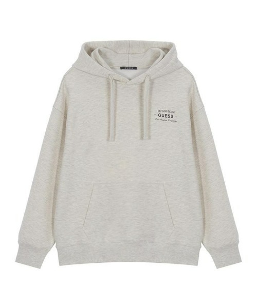 Guess（ゲス）の「Back Print Logo Hoodie パーカー（パーカー・メンズ・ピンク/ベージュ/ブラック・SMALL/MEDIUM/LARGE/X-LARGE）」の4枚目の写真