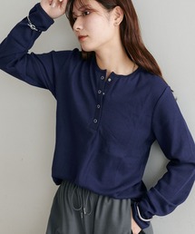 ≪新色追加≫【WEB限定】ワッフルボーダー長袖Tシャツ