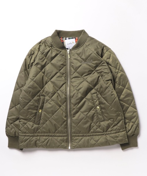 Arnold Palmer(アーノルドパーマー)の「キルティング ギャザーヘム ミリタリージャケット(ミリタリージャケット・レディース・アイボリー/ブラック/カーキ・M/S/L)」の21枚目の写真